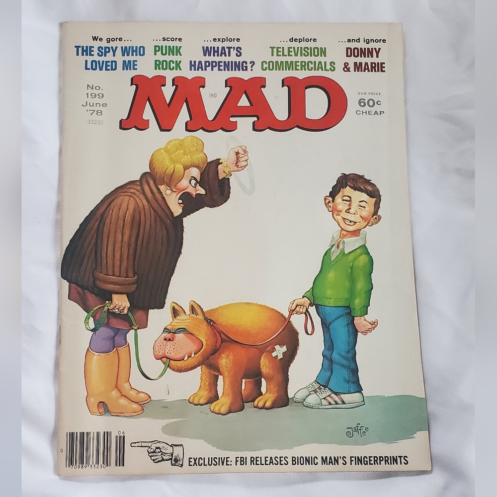 MAD Magazine Vintage June 1978 Issue No 199 33230 Comics Satire Alfred E Neuman